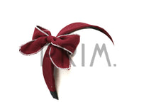 Load image into Gallery viewer, COVERED WITH EDGED BOW HEADBAND
