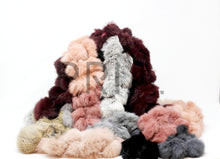 Load image into Gallery viewer, RABBIT FUR POM POM COLLAR SCARF
