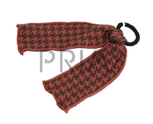 Load image into Gallery viewer, DACEE KNIT HOUNDSTOOTH PONY WITH TAILS
