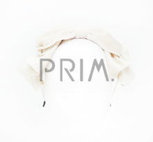 Load image into Gallery viewer, GOLD STRIPE BOW HEADBAND
