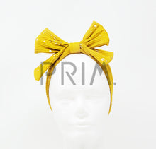 Load image into Gallery viewer, PAINT SPLASHES BOW BABY HEADBAND
