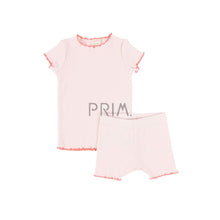 Load image into Gallery viewer, LIL LEGS CONTRAST BAND RIBBED SS SET
