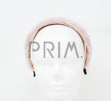 Load image into Gallery viewer, FUR WITH GOLD SPECS COVERED HEADBAND
