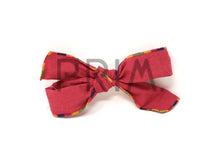 Load image into Gallery viewer, MULTI EDGE DENIM TIE BOW CLIP
