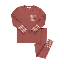 Load image into Gallery viewer, GINGHAM TRIM PJS
