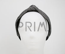 Load image into Gallery viewer, METALLIC RIBBED KNOT HEADBAND
