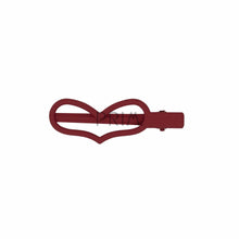 Load image into Gallery viewer, HEIRLOOMS PAINTED HOLLOW HEART CLIP
