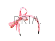 Load image into Gallery viewer, MULTI EDGED DENIM TIE BOW HEADBAND
