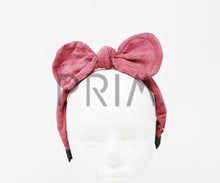Load image into Gallery viewer, CORDUROY BOW HEADBAND
