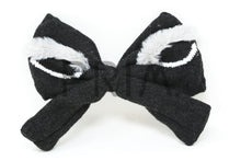 Load image into Gallery viewer, SMALL FURY EYEBROWS BOW CLIP
