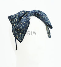 Load image into Gallery viewer, DACEE FLORAL CORDUROY BOW HEADBAND
