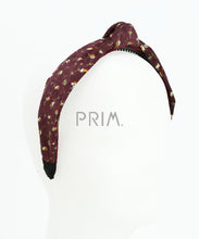 Load image into Gallery viewer, DACEE FLORAL CORDUROY KNOT HEADBAND
