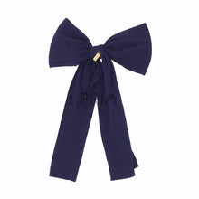 Load image into Gallery viewer, HIERLOOMS RIBBED KNOT ONE SIDED BOW CLIP
