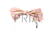 Load image into Gallery viewer, STAND UP TWO TONED BOW HEADBAND
