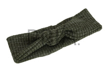 Load image into Gallery viewer, DACEE HEATHERED RIBBED KNOT JUNIOR HEADWRAP
