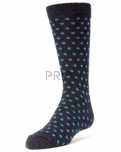 Load image into Gallery viewer, MEMOI BOYS DOT DRESS SOCK
