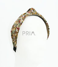 Load image into Gallery viewer, DACEE FLORAL CORDUROY KNOT HEADBAND
