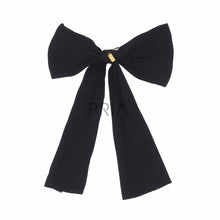 Load image into Gallery viewer, HIERLOOMS RIBBED KNOT ONE SIDED BOW CLIP
