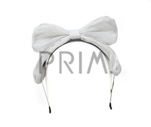 Load image into Gallery viewer, METALLIC BOW WITH PIPING HEADBAND
