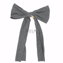 Load image into Gallery viewer, HIERLOOMS RIBBED KNOT ONE SIDED BOW CLIP
