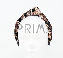 Load image into Gallery viewer, SEQUINED VELVET KNOT HEADBAND
