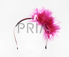 Load image into Gallery viewer, CLEAR VINYL FLOWER HEADBAND
