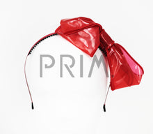 Load image into Gallery viewer, VINYL BOW CLEAR HEADBAND
