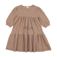 Load image into Gallery viewer, LILL LEGGS THREE QUARTER SLEEVE RIB PUFF SLEEVE DRESS

