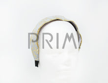 Load image into Gallery viewer, LEAF FOIL PRINT COVERED WITH METALLIC HEADBAND
