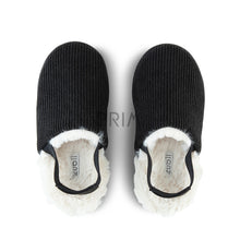 Load image into Gallery viewer, ZUBII FUR LINED RIBBED SLIPPERS
