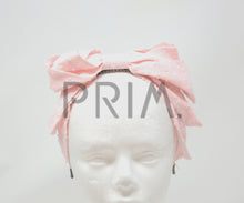 Load image into Gallery viewer, DOTTED SWISS COTTON BOW HEADBAND
