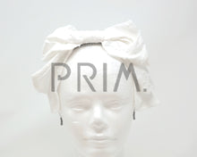 Load image into Gallery viewer, DOTTED SWISS COTTON BOW HEADBAND
