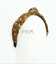 Load image into Gallery viewer, DACEE FLORAL CORDUROY KNOT HEADBAND
