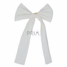 Load image into Gallery viewer, HIERLOOMS RIBBED KNOT ONE SIDED BOW CLIP
