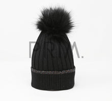 Load image into Gallery viewer, ZUBII RIBBED HAT WITH METALLIC BAND
