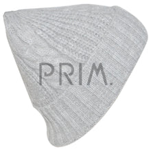 Load image into Gallery viewer, MELANGE CABLE BEANIE
