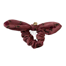Load image into Gallery viewer, HALO ELSIE PRINTED CORDUROY BOW SCRUNCHIE
