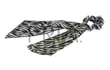 Load image into Gallery viewer, DACEE TIGER PRINT VELVET SCRUNCHY WITH TAILS
