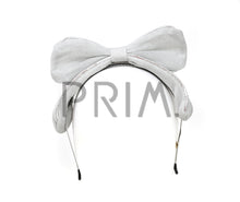 Load image into Gallery viewer, METALLIC BOW WITH PIPING HEADBAND
