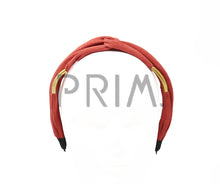 Load image into Gallery viewer, SUEDE AND METAL TWIST HEADBAND
