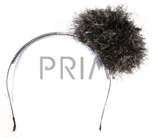 Load image into Gallery viewer, SHREDDED KNIT EYE POM-POM HEADBAND
