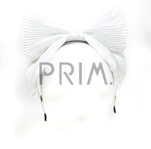Load image into Gallery viewer, METALLIC PLEATED POP UP BOW HEADBAND
