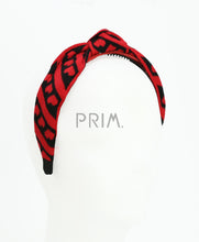 Load image into Gallery viewer, DACEE KNIT HEARTS KNOT HEADBAND
