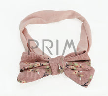 Load image into Gallery viewer, DACEE FLORAL CORDUROY BOW BABY HEADBAND
