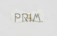 Load image into Gallery viewer, METALLIC STARS BOW WITH GOLD CENTER SMALL CLIP
