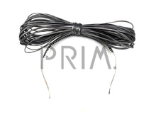Load image into Gallery viewer, LEATHER LOOPY BOW HEADBAND
