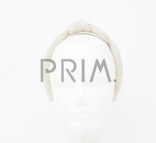 Load image into Gallery viewer, VELVET WITH METALLIC TRIM KNOT HEADBAND
