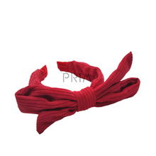 Load image into Gallery viewer, CORDUROY BOW HEADBAND
