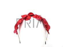 Load image into Gallery viewer, SUEDE FLOWERS AROUND HEADBAND
