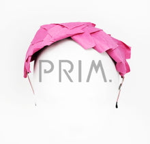 Load image into Gallery viewer, LAYERED DENIM SQUARES HEADBAND
